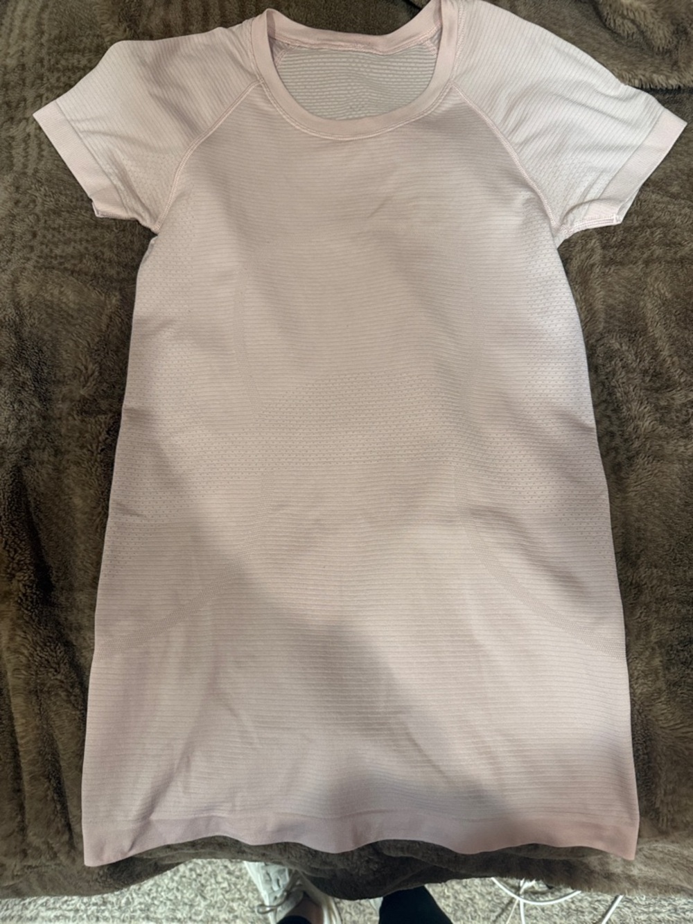 lululemon athletica Light Pink Short Sleeve Tee